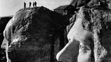 Arbeiten am Mount Rushmore, 1936