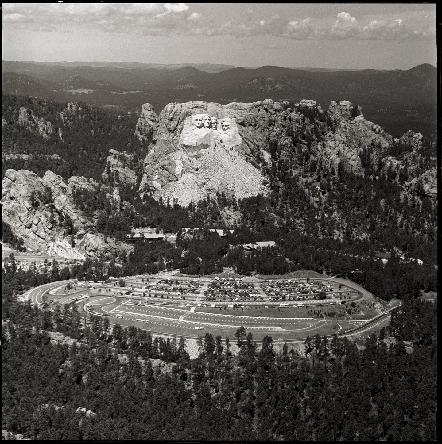 Mount Rushmore Memorial in den 1960er-Jahren