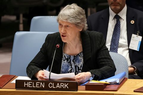 Neuseelands ehemalige Premierministerin, Helen Clark