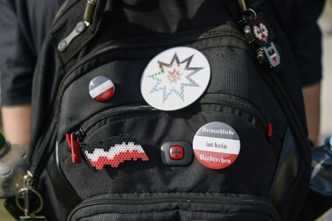Reichsbürger bei Demonstration in München