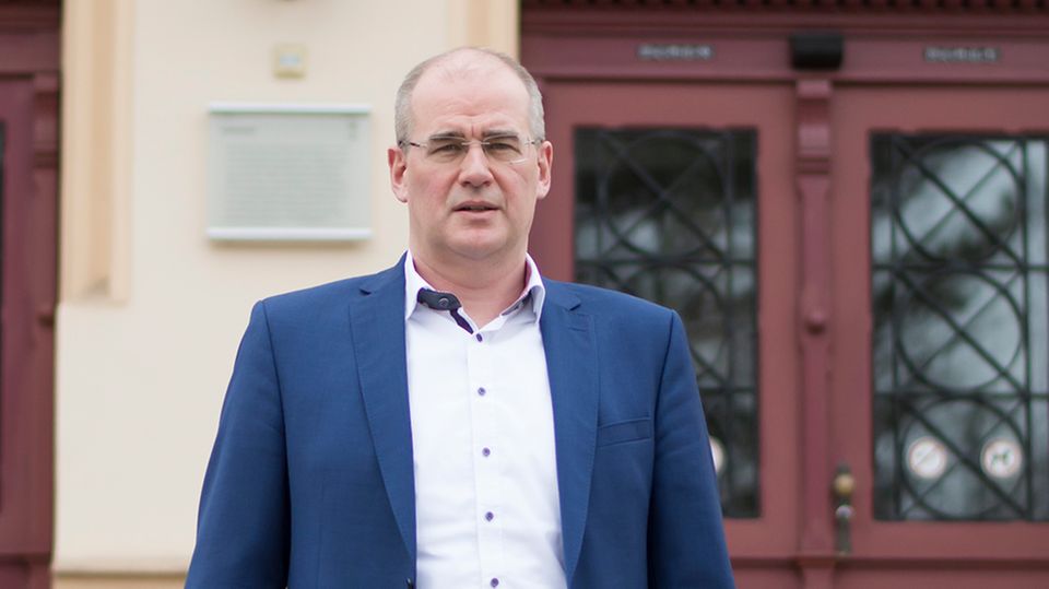 The Nordhäuser SPD district administrator Matthias Jendricke