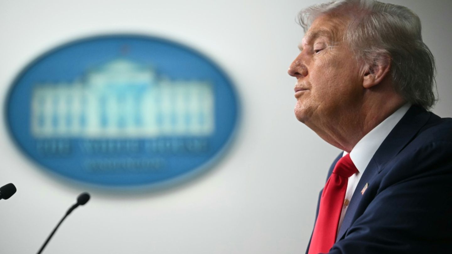 US-Präsident Donald Trump am Montag in Washington