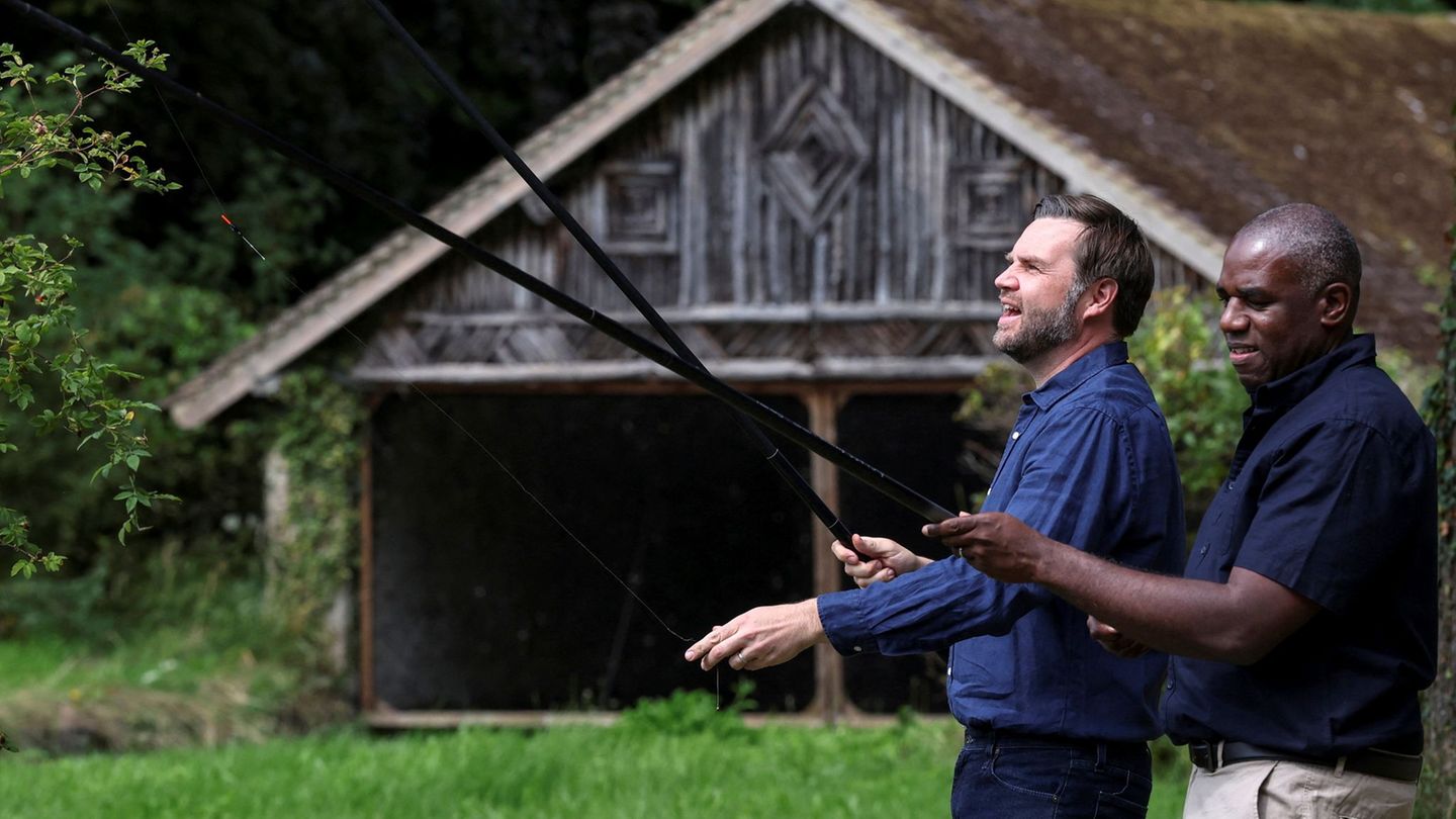 Diplomacy: Fishing with JD Vance without appearance: Lammy shows himself