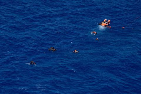 Bootsunglück vor Lampedusa