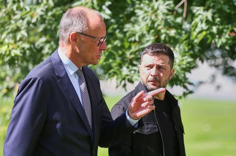 Friedrich Merz empfängt den ukrainischen Präsidenten Wolodymyr Selenskyj