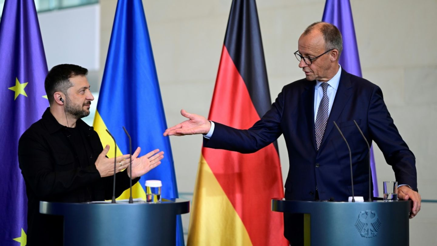 Merz und Selenskyj in Berlin
