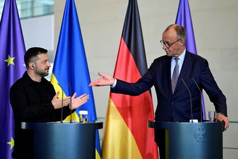 Merz und Selenskyj in Berlin