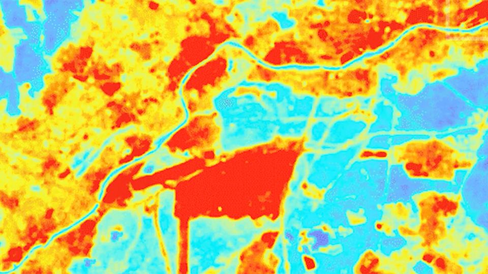 Satellitenbilder deutscher Städte