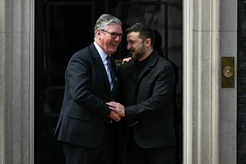 Starmer (links) und Selenskyj Ende Juni in London