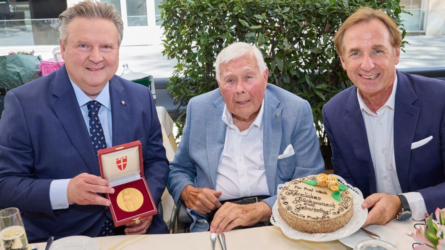 Peter Weck celebrates his 95th birthday: Honor from the Mayor of Vienna