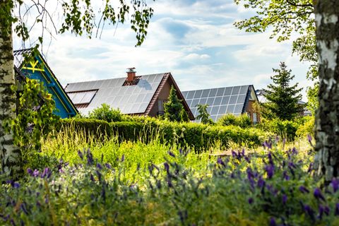 Solaranlagen auf Wohnhäusern