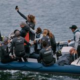 Super Stimmung vor dem freien Training. Felix van den Hövel fotografiert den denkwürdigen Moment.