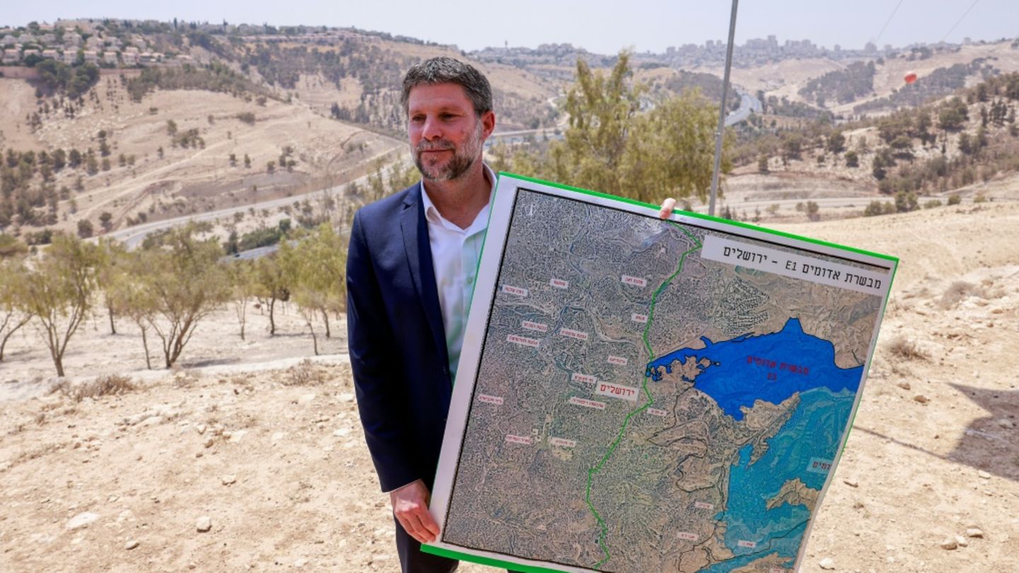 Smotrich mit dem Plan zur Zukunft des Westjordanlandes