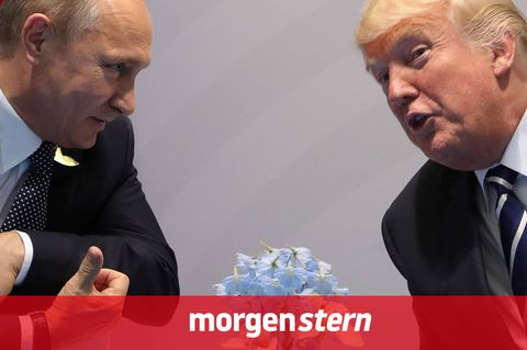 Donald Trump (r.) und Wladimir Putin treffen sich am Freitag in Alaska