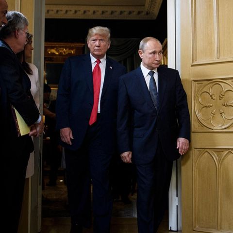 Donald Trump und Wladimir Putin, 2018
