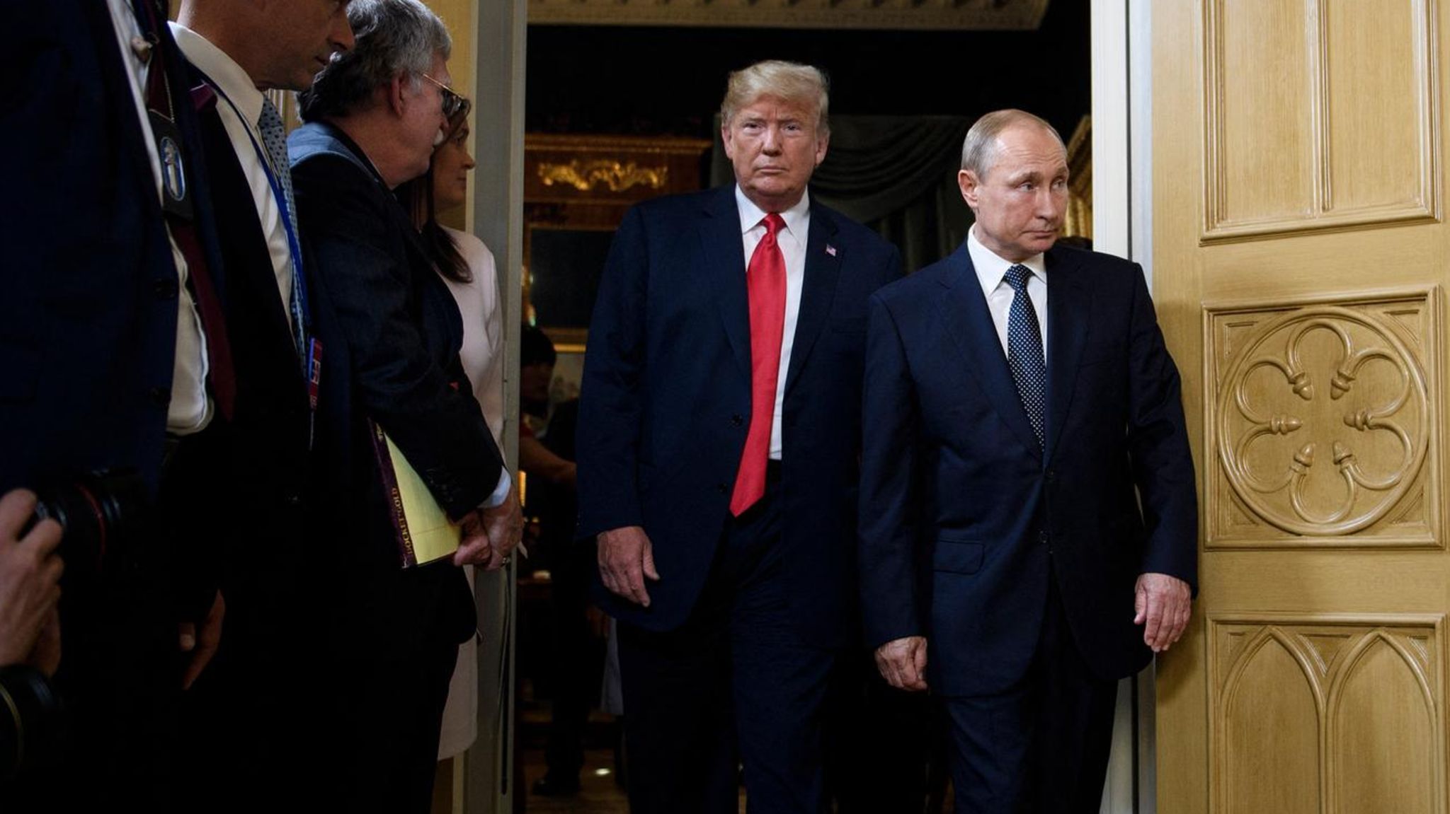 Donald Trump und Wladimir Putin, 2018