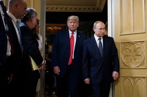 Donald Trump und Wladimir Putin, 2018
