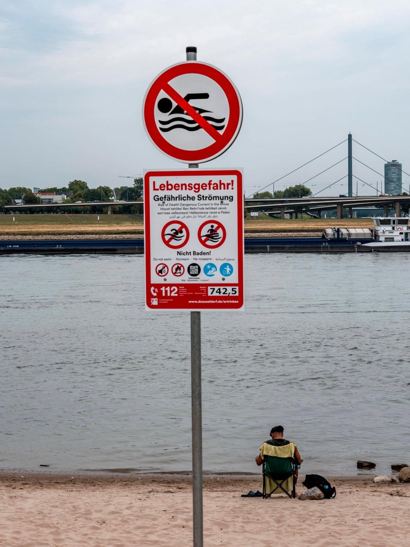 Rhein Badverbot Düsseldorf