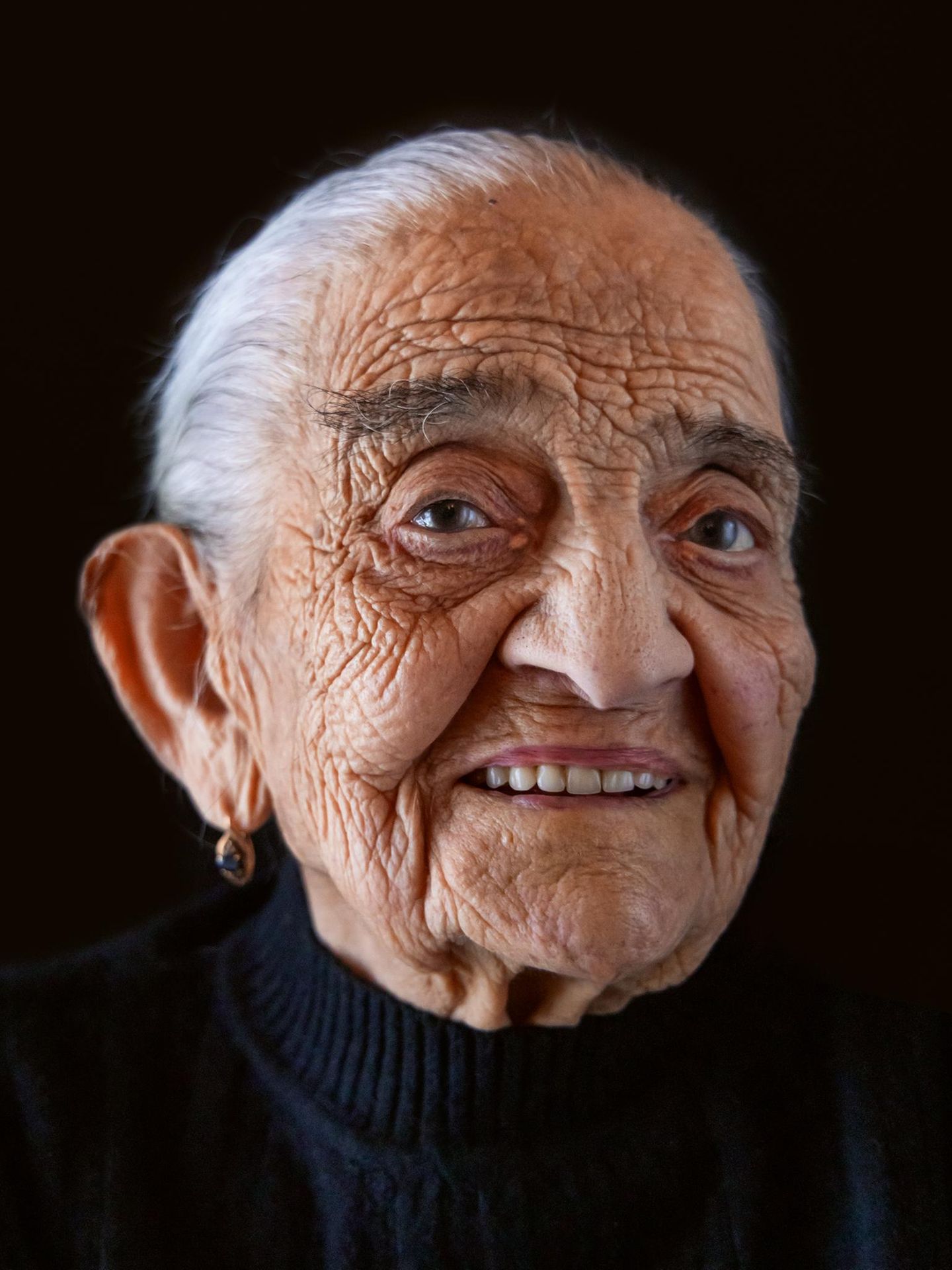 Antonia Coinu, 100 Jahre alt Lange leben: Die 100 Jahre alte Antonia Coinu aus Fonni, Sardinien, Italien