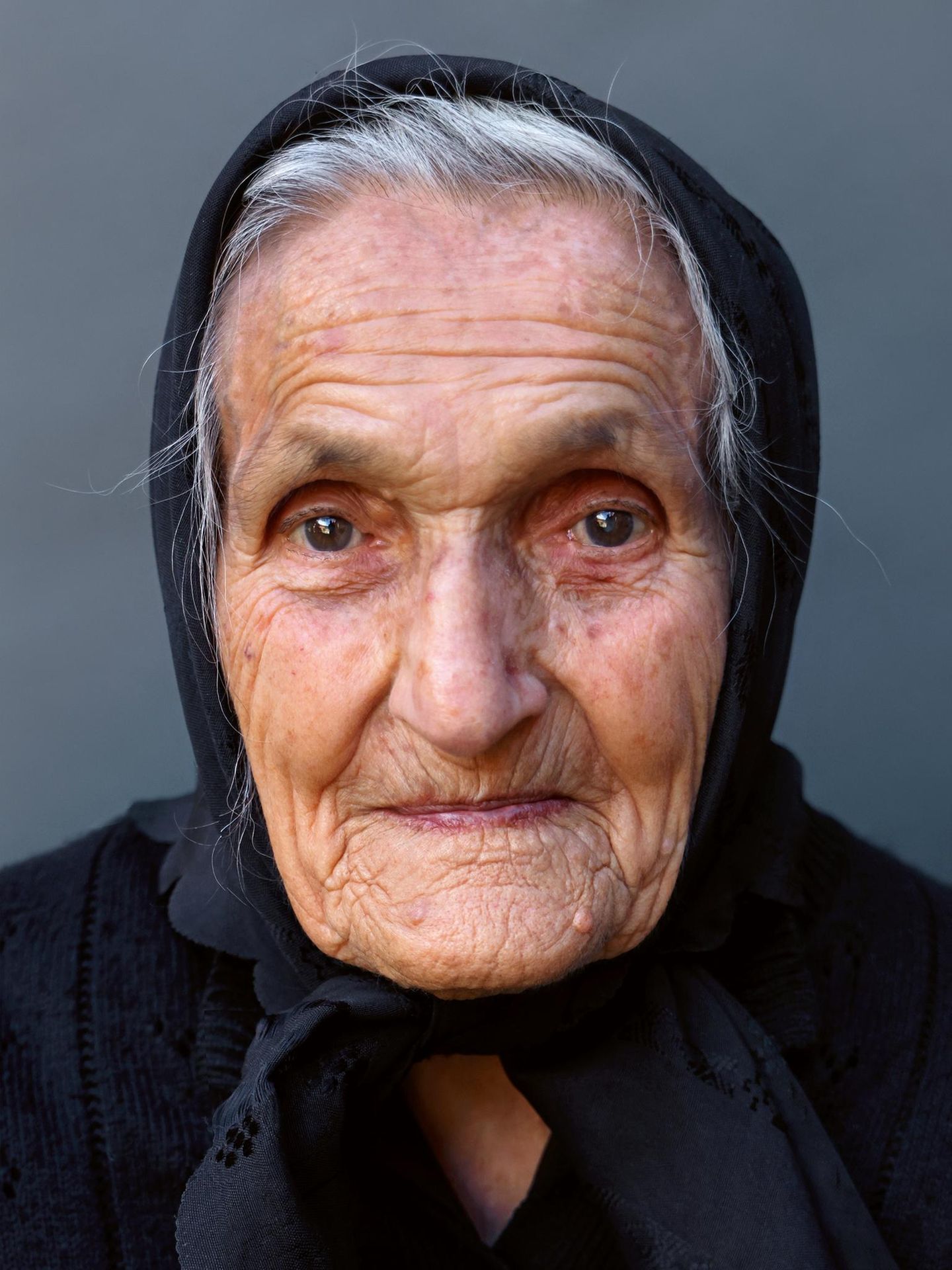 Carolina David, 100 Jahre alt Lange leben: Die 100 Jahre alte Carolina David aus Teliu, Kreis Brasov, Rumänien