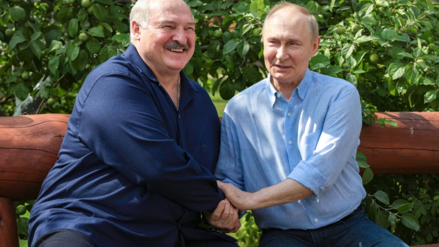 Lukaschenko (l.) und Putin Anfang August in Russland