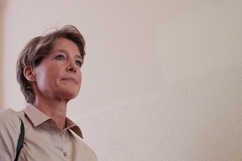 Christina Block beim Prozess in Hamburg