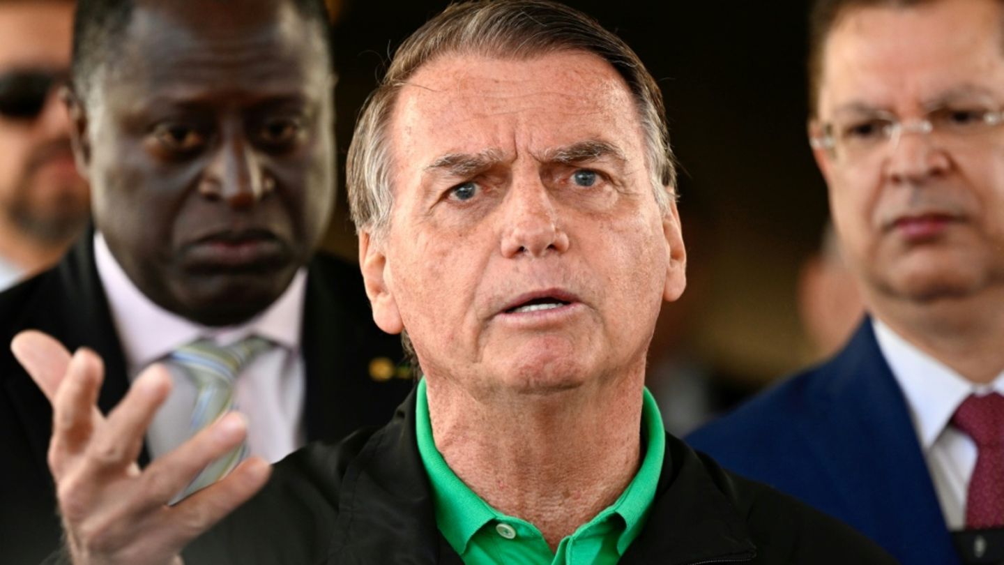 Bolsonaro im Juli in Brasília