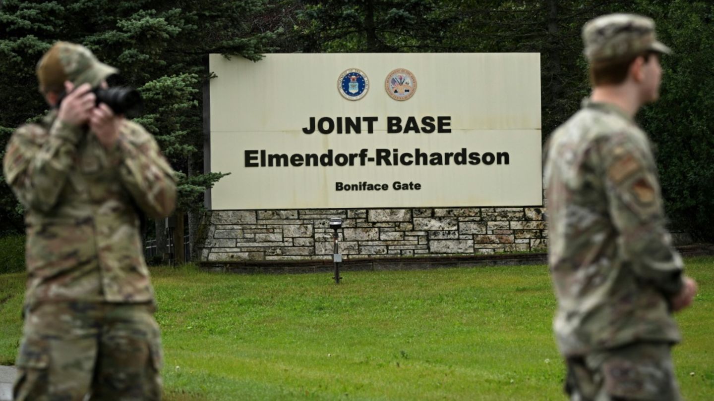 Soldaten am US-Militärstützpunkt Elmendorf-Richardson