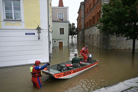 Hochwasser in Passau im Sommer 2024