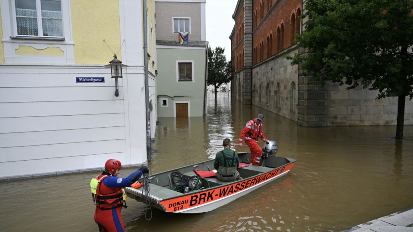 Hochwasser in Passau im Sommer 2024