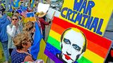 Auf wessen Seite die Einwohner in Anchorage stehen, dürfte klar sein. Am Donnerstag und Freitag gab es zahlreiche Proteste gegen den russischen Präsidenten