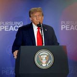 "Wir haben heute wirklich große Fortschritte erzielt“, sagt Trump, als er dran ist. Man habe sich in vielen Punkten einigen können, andere seien noch offen. Konkreter wird er nicht