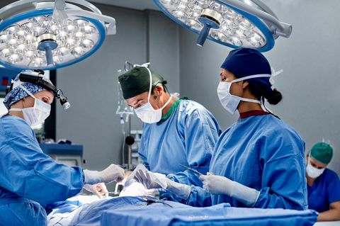 Operation in einem Krankenhaus