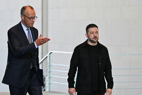 Friedrich Merz und Wolodymyr Selenskyj