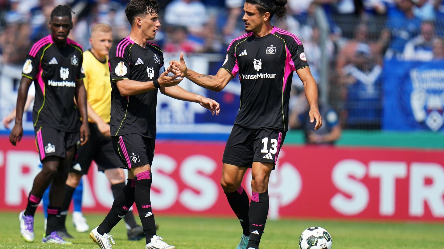 DFB Cup: HSV escapes Blamage-Leipzig with a lot of effort
