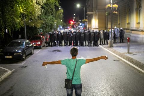 Seit Monaten regierungskritische Proteste in Serbien
