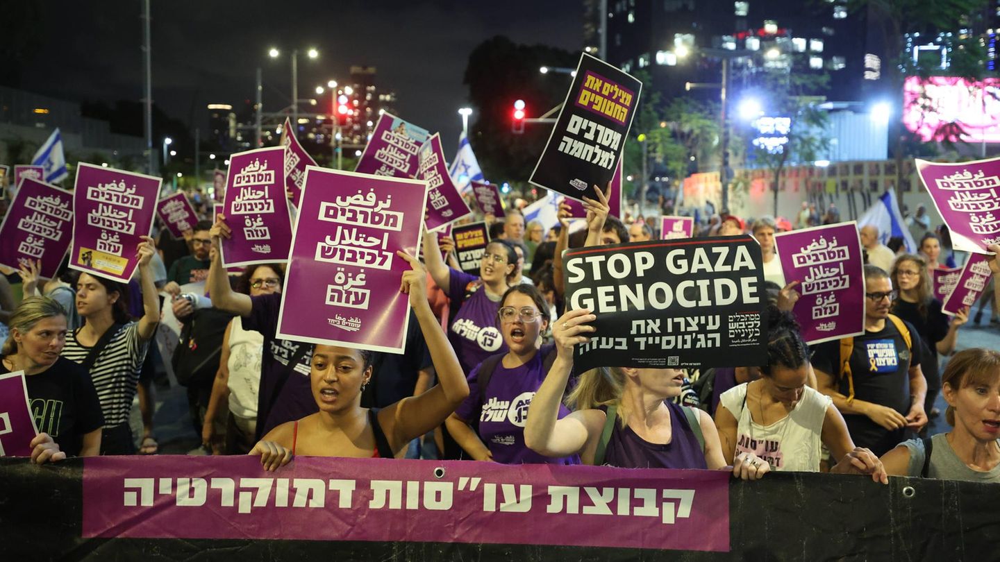 Protests in Israel: Tens of thousands demand the end of the war