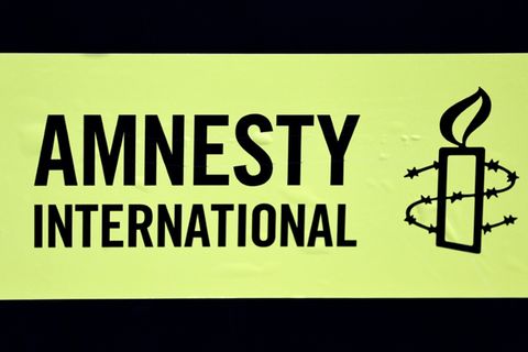 Das Logo von Amnesty International