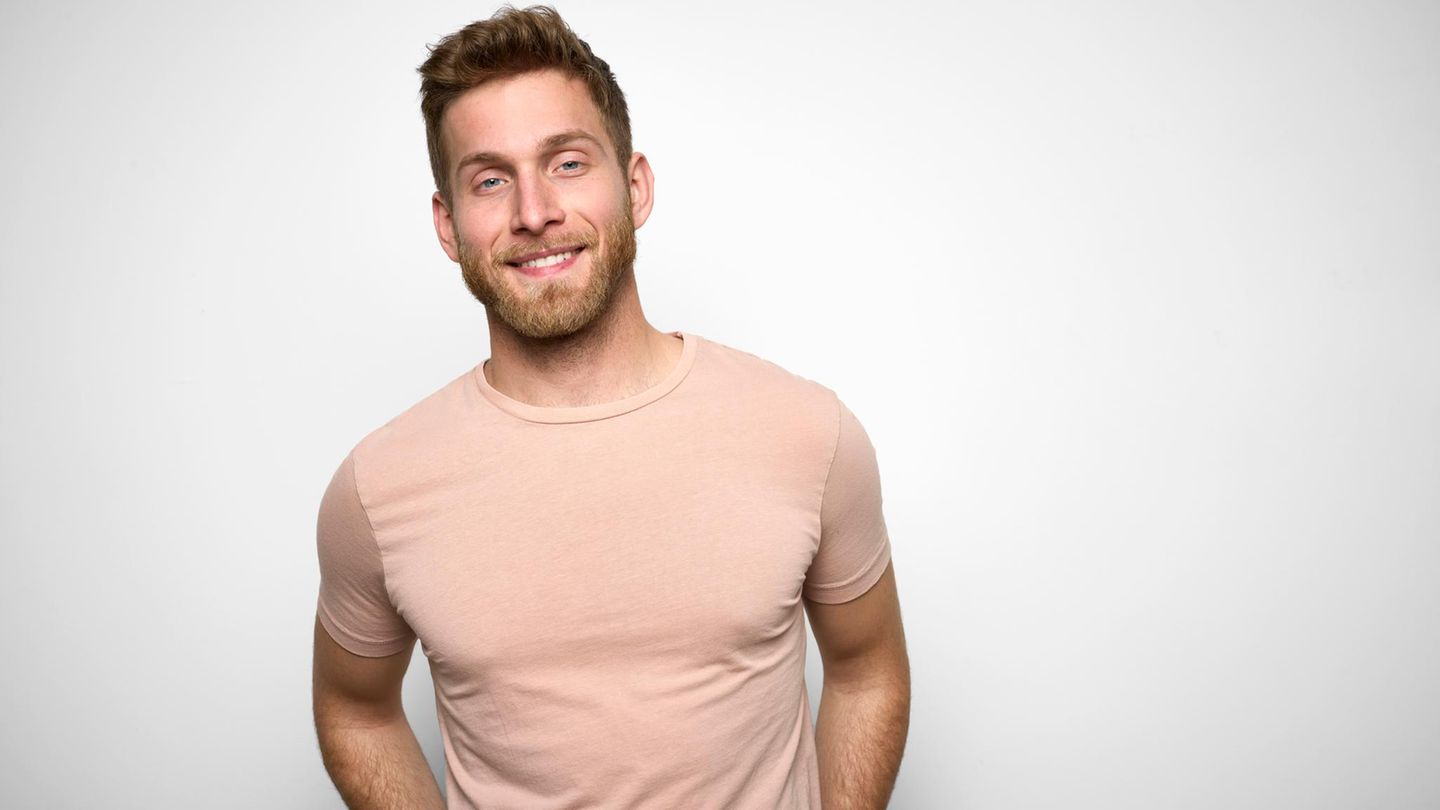 Portrait of Gen Z Men Looking at Camera against White Background