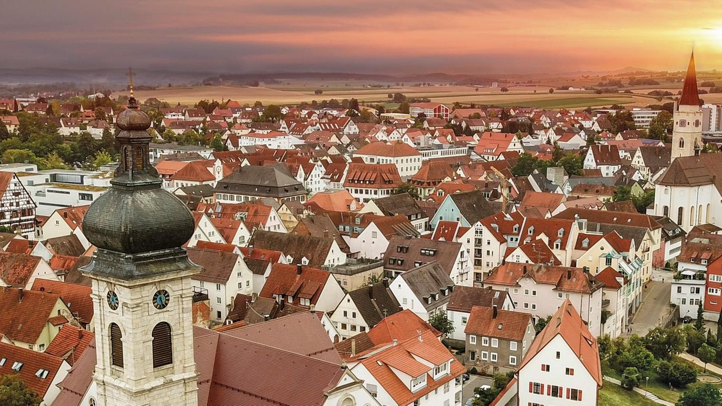 Stadtansicht von Ehingen