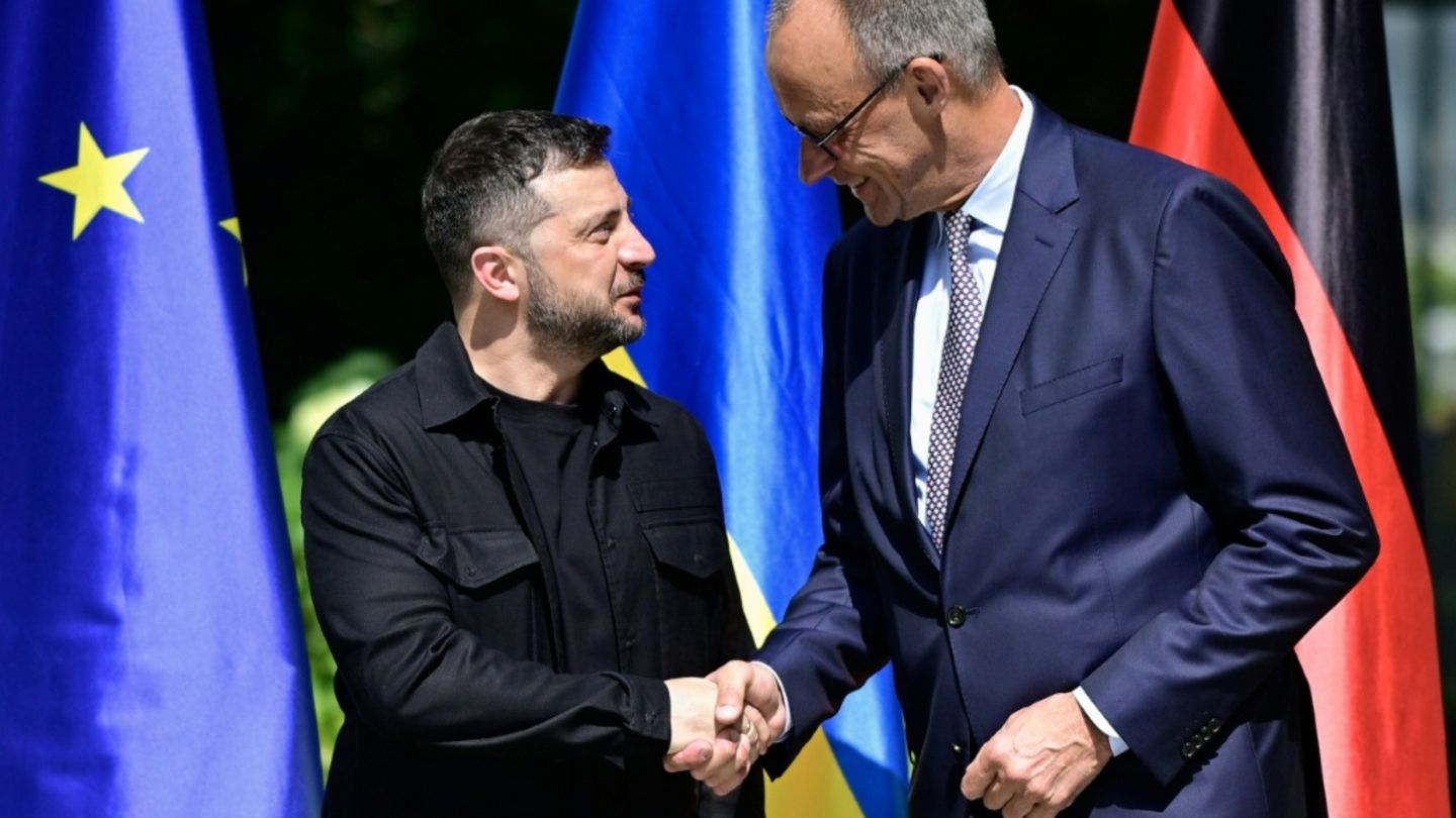 Selenskyj am Mittwoch mit Bundeskanzler Merz in Berlin
