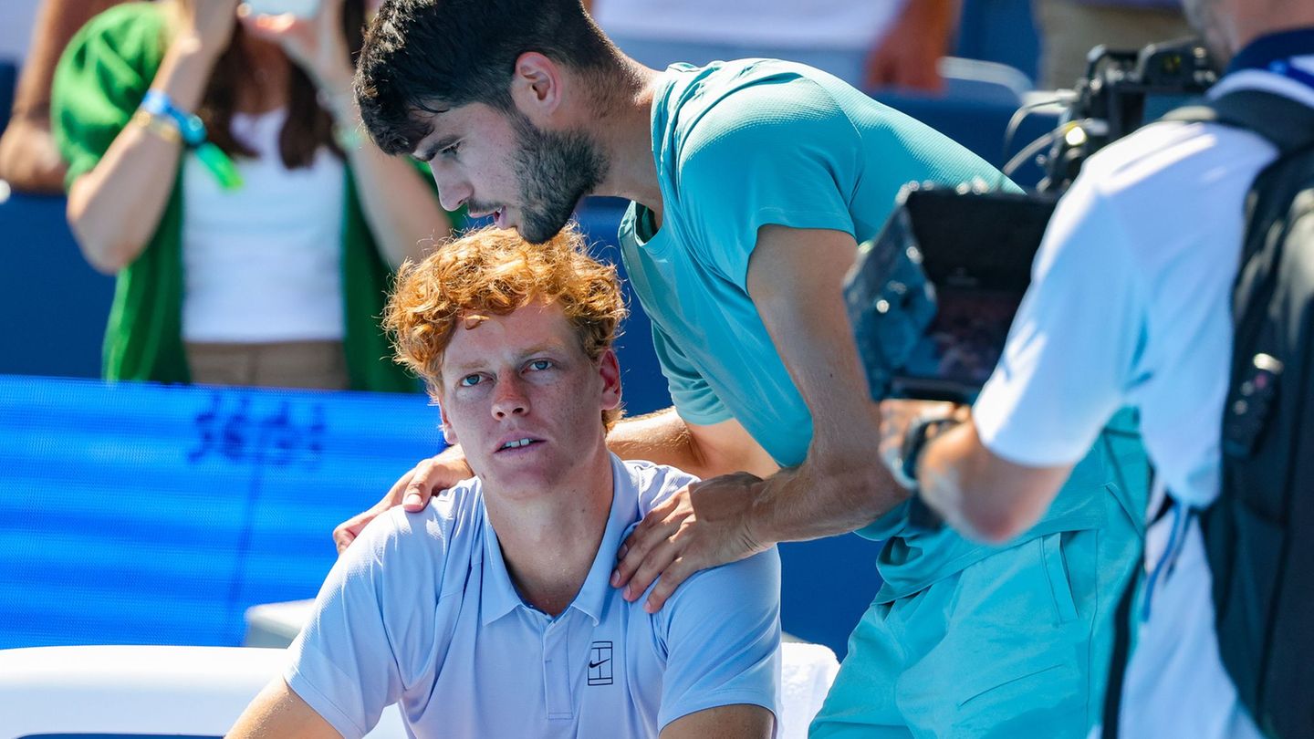 Tennis: Exhausted Sinner gives up: Alcaraz wins in Cincinnati