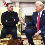 Selenskyj, Trump und Vance im Weißen Haus