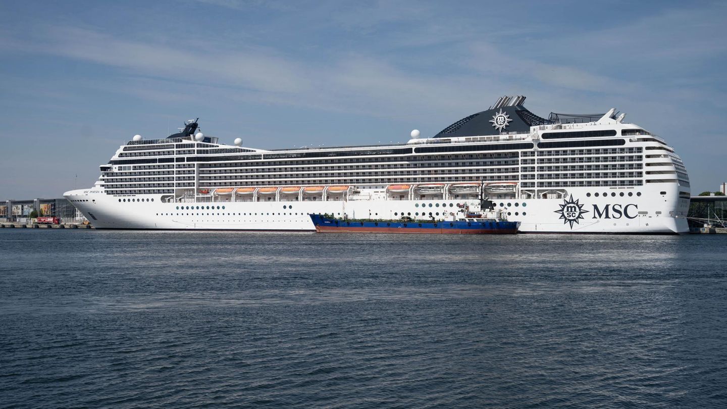 Die "MSC Poesia" befindet sich derzeit auf Kreuzfahrt in Norwegen