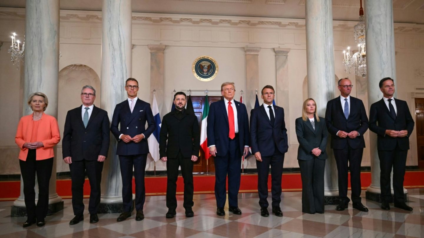 Teilnehmer des Gipfeltreffens am Montag in Washington