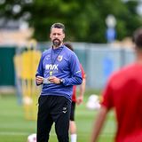Bundesliga: Sandro Wagner beim Training des FC Augsburg