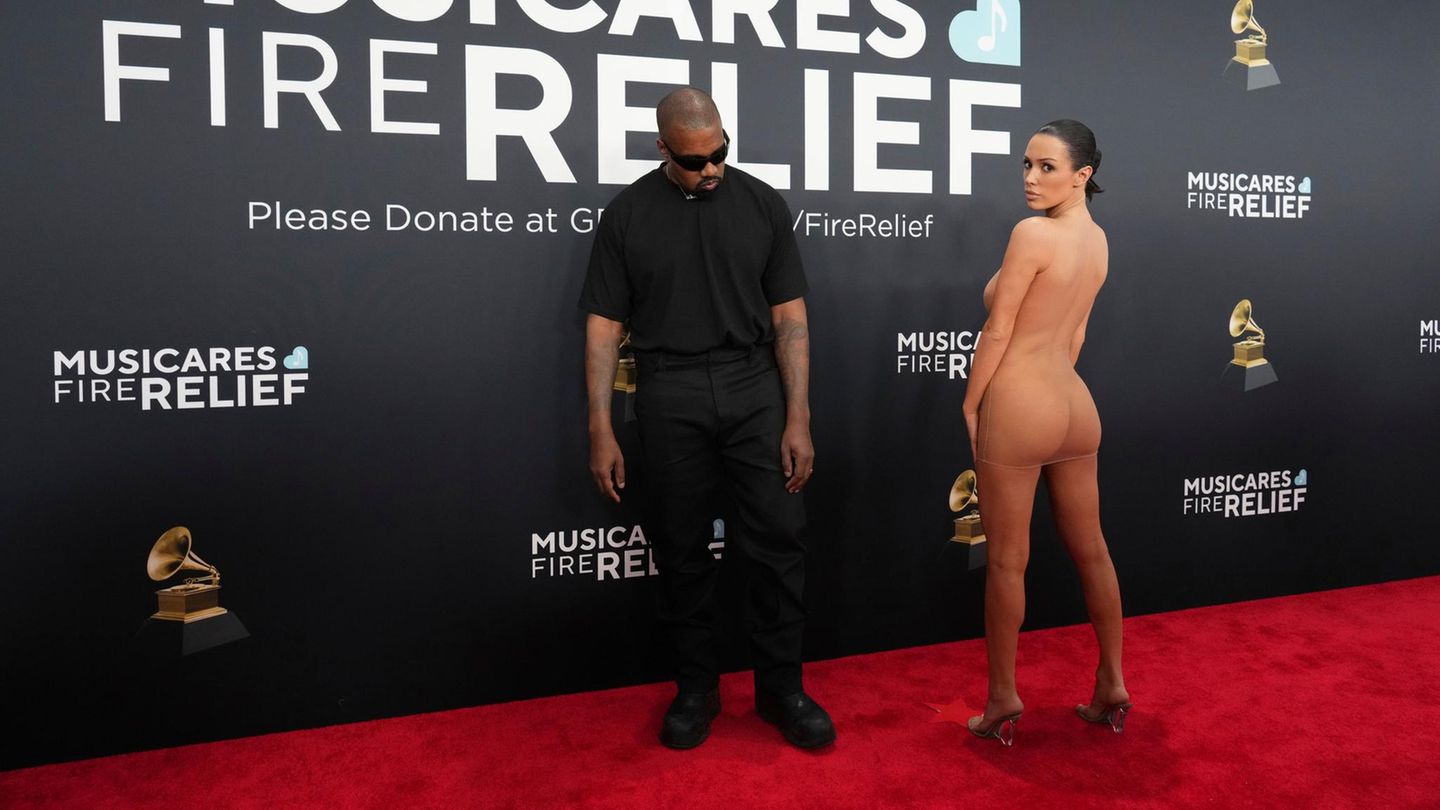 Kanye West und Bianca Censori bei einer Gala