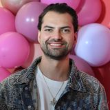 Jimi Blue Ochsenknecht vor Ballons