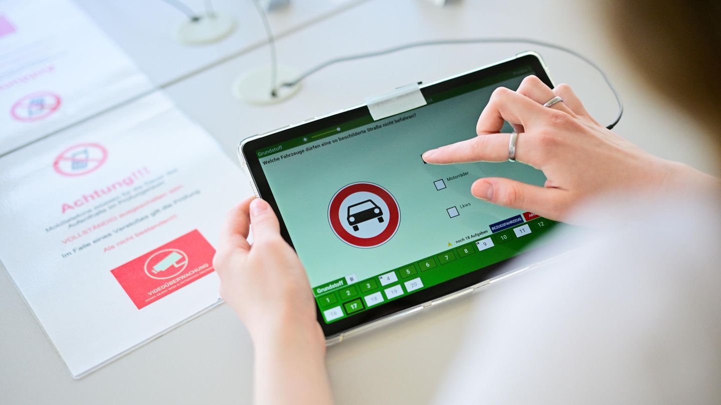 Theoretische Prüfung des Führerscheins