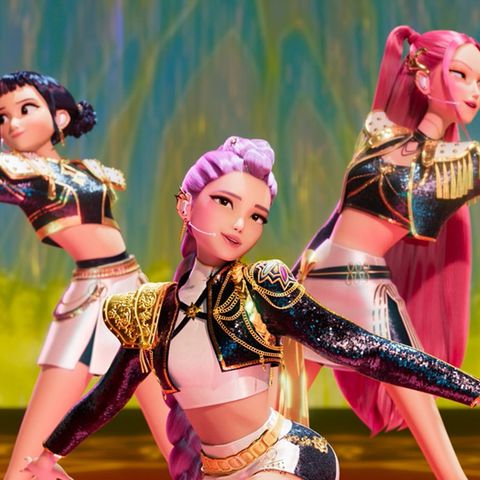 Im Netflix-Hit "KPop Demon Hunters" geht es um die Band Huntrix – hier von links nach rechts: Zoey, Rumi und Mira